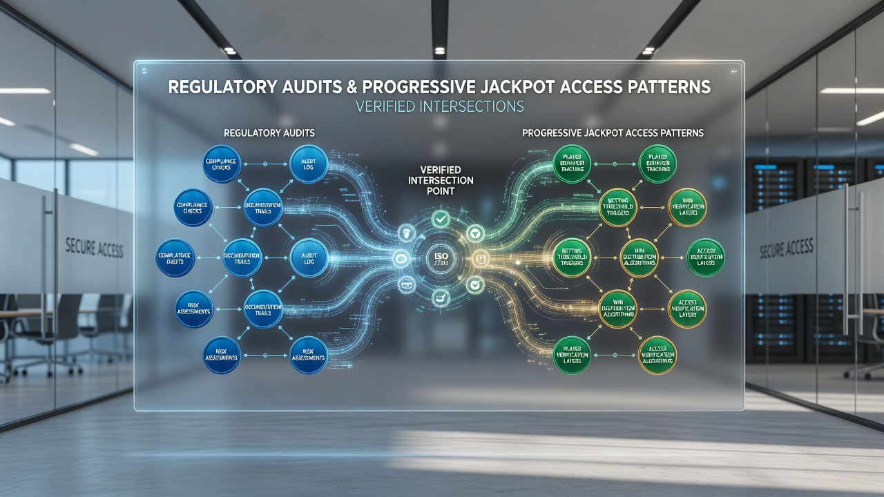 Data visualization of jackpot access patterns during regulatory review