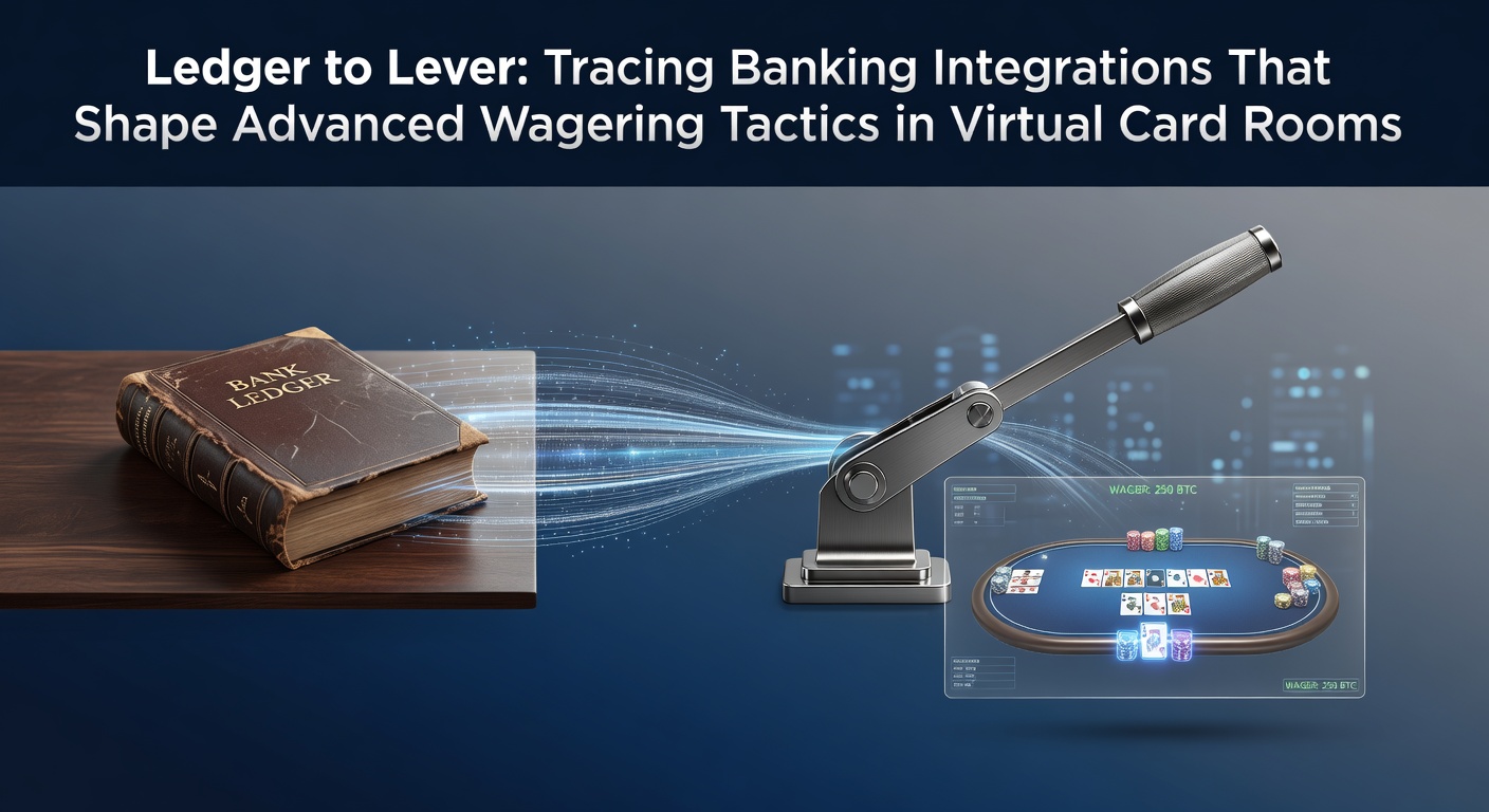 Banking ledger systems connecting to virtual card room platforms for seamless wagering
